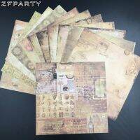 ✘✲♚ ZFPARTY 12pcs 6 quot; Single-side Printed Vintage Time pattern creative papercraft art paper handmade scrapbooking kit set book