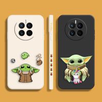 {Taoyitao} เคสโทรศัพท์ดิสนีย์เบบี้โยดาสำหรับ Huawei MATE 10 20 20X 30 40 50 P20 P30 P40 P50 P60 PRO PLUS Cover Funda Cqoue Shell Capa