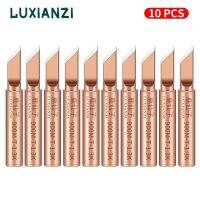 LUXIANZI 10ชิ้นทองแดงบริสุทธิ์เครื่องเชื่อมเหล็ก937 936สำหรับทำใหม่สถานีหัวเชื่อม BGA นำชุดกดสิวเครืองมือซ่อมโทรศัพท์