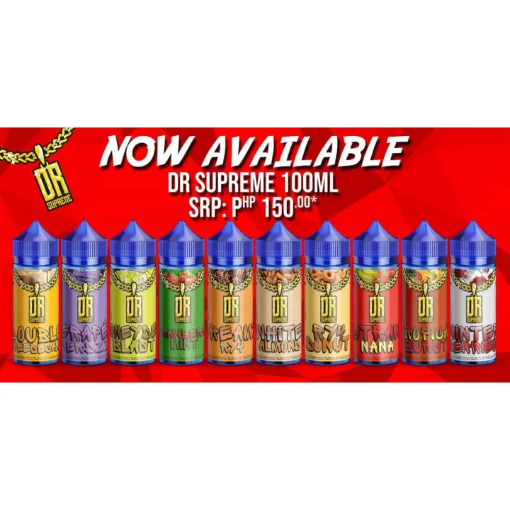 Dr Supreme 100ml Vape Juice E Liquid Vaping Low Strength Legit Dr Cloud