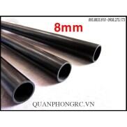 Ống Carbon Fiber 8.0mm 2 cây 1 mét