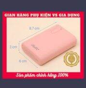 Pin sạc dự phòng Polymer 10000mAh AVA+ PJ JP192 Hồng hàng trưng bày đẹp