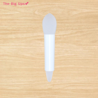 The Big Ups? Pink MINI double-HEAD ซิลิโคน Lip Brush ลิปน่ารักหน้ากากช้อน Beauty TOOL