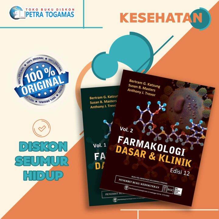 PAKET FARMAKOLOGI DASAR DAN KLINIK VOL 1 DAN 2 ED. 12 / BERTRAM G ...