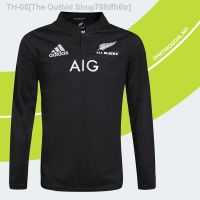 ✶ 【Hot Stock】 All Blacks Long Sleeve Jersey New Zealand All Blacks Rugby Jersey Home and Away Jersi