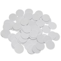 50Pcs Proximity Smart Cards Ultralight Labels 25 mm Diameter Smart Cards NFC NTAG215 Coin Smart Cards