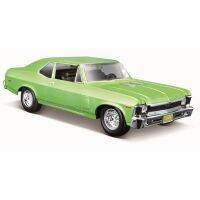 Maisto 1:24 1970 Chevrolet Nova SS โลหะผสมหล่อขึ้นรูปเครื่องมือของขวัญของสะสมที่ได้รับอนุญาตจากผู้ผลิต