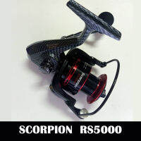 รอก SCORPION RS รอกสปิน RS3000 - 5000  คุณภาพดี บอดี้กราไฟท์แข็งแรง ลื่นมากก ส่งสายดี ตีไกล ดีไซน์สวยงาม