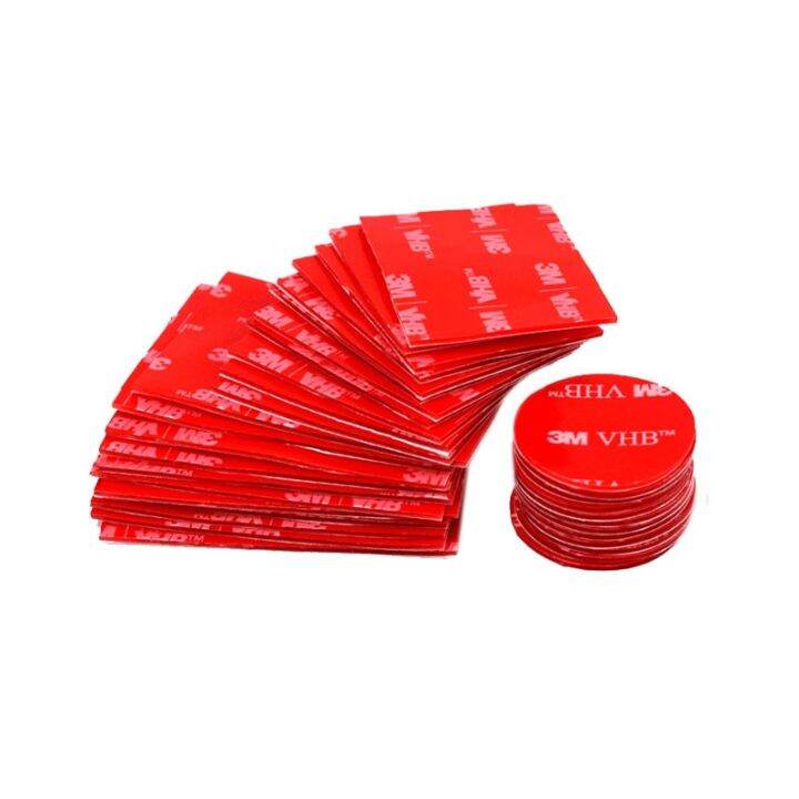 10pcs-transparent-acrylic-vhb-3m-stron-double-sided-adhesive-tape-patch-waterproof-no-trace-high-temperature-resistance