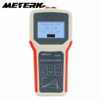 Meterk แบบพกพามือถือแผงเซลล์แสงอาทิตย์มัลติมิเตอร์อัตโนมัติ/คู่มือ MPPT การตรวจสอบแผงเซลล์แสงอาทิตย์ MPPT ทดสอบที่มีไฟหลังจอ LCD แสดงวงจรเปิดแรงดันไฟฟ้าเครื่องมือทดสอบการป้องกันความปลอดภัยหลาย