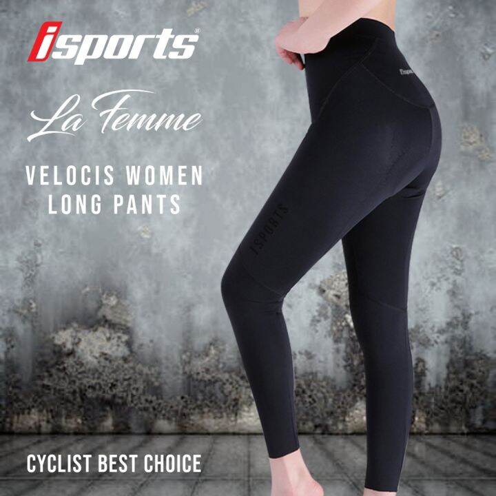🔥Ready Stock🔥iSports La Femme Velocis Women Cycling Long Pants Cyclist