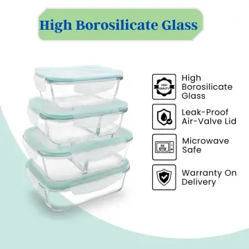 Borosilicate Glass Crisper with Bamboo/Plastic Cover Microwave Oven Safe  Glass Bowl Glass Lunch Box - China Glass Container and Glass Box price