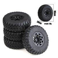 4PCS 1.9inch Wheel Rim and Rubber Tire Tires Set for Universal Climbing Car SCX10 TRX4 TRX6 YK 4012 4012 RTG Redcat LOSIN RC Car