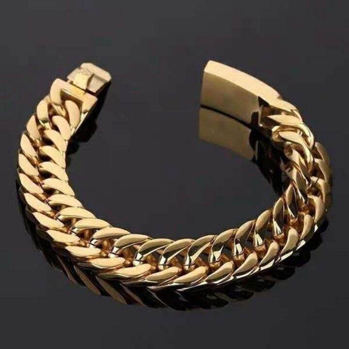 new-mens-fashion-18k-gold-punk-celet-cuban-chain-color-gold-silver-black