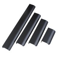 Modern Minimalist Invisible Cabinet Door Handles Black Drawer Pulls Kitchen Furniture Handles Cabinet Hardware Dresser Knobs Door Hardware