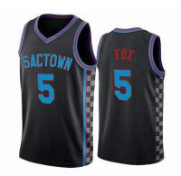 VINTAGE JERSEY de Aaron 5 Fox City Peja 16 stojakovic JASON 55 Williams Chris Webber jerseys Men R สีดำสีม่วงสีขาว Edition