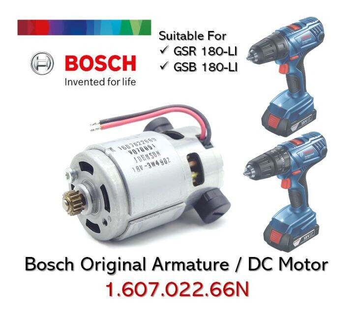 Bosch Original Armature / DC Motor For GSR 180LI / GSB 180LI