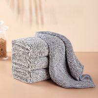 5pcs Pack Kitchen Towel 25x25cm Super Absorbent Microfiber Cleaning Cloth Dish Cloth Table Chair Household Essential Accessories Dish Cloth  Towels