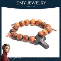 DMY Jewelry Tasbih Kayu Kokka Asli/Rosary Catholic Malaysia/Muslim Cross Bracelet