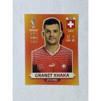 Granit Xhaka สติ๊กเกอร์สะสม ฟุตบอลโลก world cup 2022 Switzerland ของสะสมทีมฟุตบอล สวิตเซอร์แลนด์