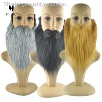 【hot】㍿☌♀  Diy fantasia vestido falso barba longo barbas cosplay traje adereços simulado artesanal bigode fontes de festa dia das bruxas