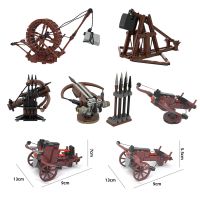 MOC Creative Expert Ideas Military Medieval Weapon Crossbow Catapult Crane Bricks Building Blocks DIY Toys For Children Gifts