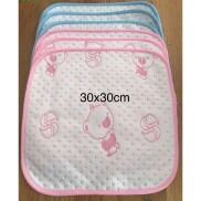 Miếng lót chống thấm 4 lớp cho bé sơ sinh KT 30x30cm - L4