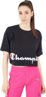 CHAMPION WOMEN - EU เสื้อยืดแขนสั้นผู้หญิง-ไซส์ยุโรป CREWNECK T-SHIRT  112655-KK001