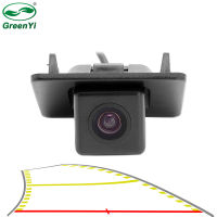 Inligent Dynamic Trajectory Parking Line Car Rear View Reverse Backup Camera For Mazda 3 Mazda3 Axela BM Sedan 2014~2018