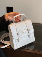 This Years Popular Fashion Hot Silver Small Bag 2023 New High-End Texture Versatile Cross-Body Backpack