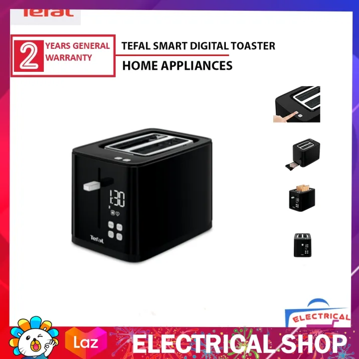 TEFAL Toaster TT6408 DIGITAL 2slice Smart Toaster thick slice TT