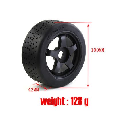 4Pcs 100X42mm 5-Spoke Tire Tyre 17mm Wheel Hex for Arrma 1/7 Infraction Felony Limitless RC Car Upgrade Parts