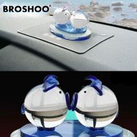 BROSHOO Car Styling Air Freshener Car Perfume Bottle Crystal Cute Pig Kiss Car Perfume seat Automotive Decorative Accessories