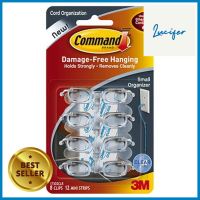 แผ่นเทปกาวคอมมานด์ 3M XA006701677COMMAND ADHESIVE TAPE WITH SMALL CORD ORGANIZERS 3M XA006701677 CLEAR **ลดราคาจัดหนัก **