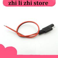 zhilizhi Store 2 Pin 30CM 10A 18AWG SAE Power Connector Cable Automotive Extension SAE copper Cable Quick Disconnect Solar panel Cord wire