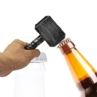 Holiday Discounts Hammer Of Thor Beer Bottle Opener Multiftion Long Handle Soda Glass Caps Remover Tools For Kitchen Bar Fashion Gifts