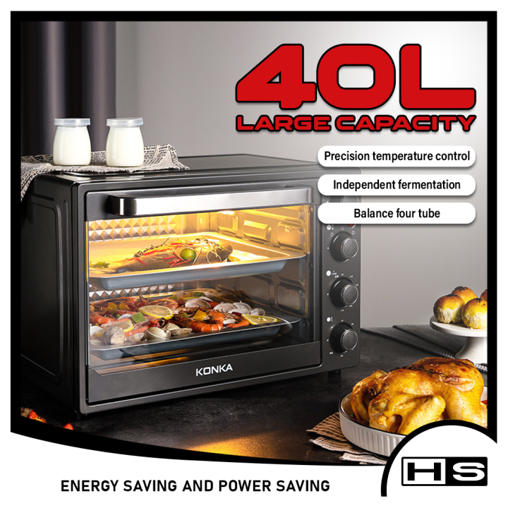 Hs 40l 32l 22l 12l Electric Oven Independent Temperature Control