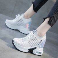 CODai424839 Breathable Womans Shoes Sneakers Hidden Increase Women Shoes Mesh Cloth Kasut Wanita