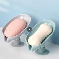 soap holder Draining Soap Storage Box Bathroom Shower Soap Holder Water-free Storage Box Home Organization Bathroom Gadge Soap Dishes