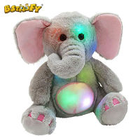 Bstaofy Glow Elephant ตุ๊กตาสัตว์ LED Cozy Soft Plush ของเล่น Night Companion ของขวัญเด็กวันเกิดเทศกาลคริสต์มาส Toy