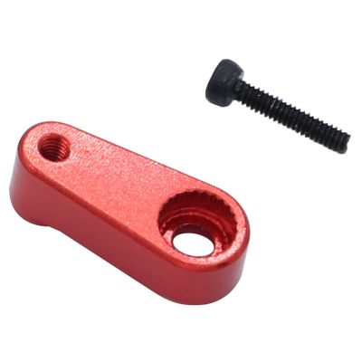 Servo Arm Servo Horn 9740 for Traxxas TRX4M TRX-4M 1/18 RC Crawler Car Replacement Upgrade Parts OP Accessories Metal 25T ,Red
