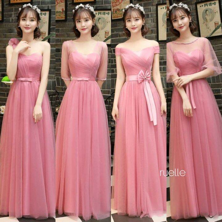 suobu9 Bridesmaid Dress Long New Wedding Bridesmaid Dress Sister Group