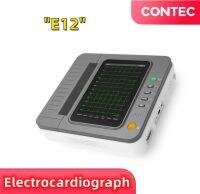 CONTEC  E12   12 Channel 12 lead Touch ECG Electrocardiograph, Interpretation with PC Software, Printer  NEW