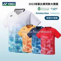 ❦๑◇ 2023 New yonex Badminton Jersey Competition Jersey Mens and Womens Short Sleeve Jersey Competition Jersey Club Training Jersey