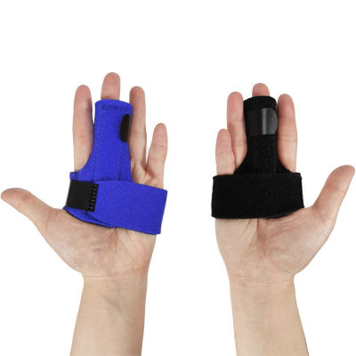 Breathable Trigger Finger Splint ce Middle Pinky Pointer Thumb Curved Broken Fingers รองรับตรงด้วยสายรัดปาล์ม