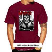 Camiseta Gris De Conciberto De Misfits ทุกวัย (ผ้าฝ้ายท็อปส์ซูคอรอบใหม่ฤดูร้อนขายส่งราคาถูกเสื้อยืดตลกแบรนด์เสื้อยืดผู้ชายสไตล์ป๊อปยูนิเซ็กส์ Xs-3xl