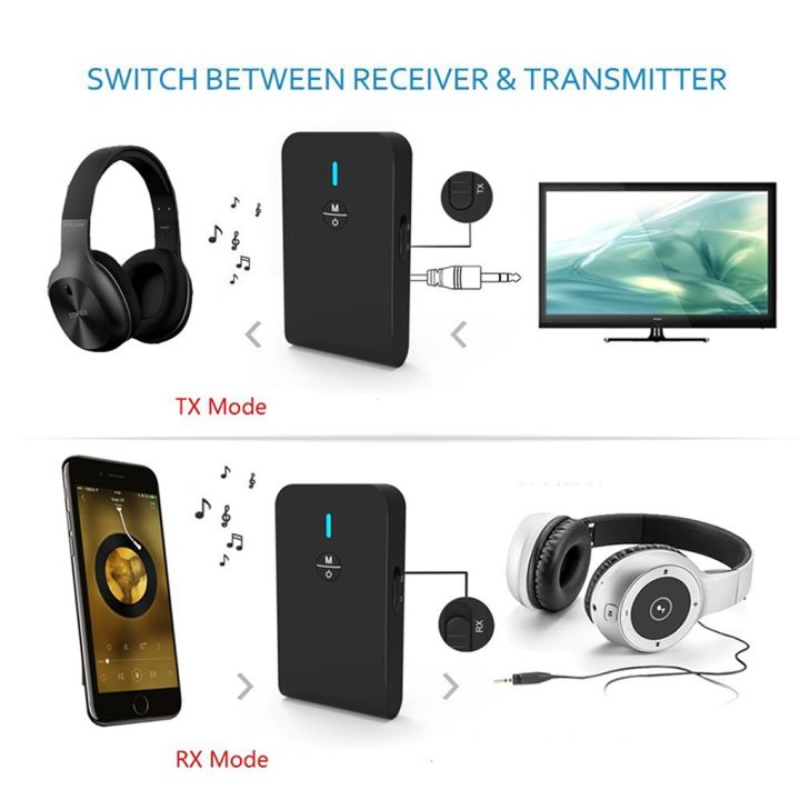 low-latency-bluetooth-5-0-transmitter-receiver-2-in-1-audio-wireless-adapter-for-car-tv-pc-speaker-headphone-with-3-5mm-aux-jack