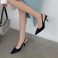 2022 New Summer Women Sandals Female Shallow Thin High Heels Shoes Ladies Party Pointed Toe Ankle Straps Casual Footwear