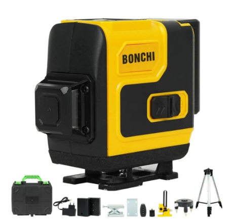 bonchi-เครื่องวัดระดับเลเซอร์-12-เส้น-เลเซอร์-360-องศา-ระดับเลเซอร์สีเขียว-เลเซอร์วัดระดับ