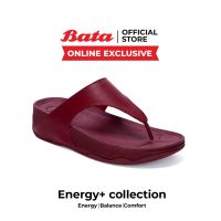 Bata บาจา Energy Miki Collection (Online Exclusive) รองเท้าเพื่อสุขภาพ รองเท้าแตะเพื่อสุขภาพ รองเท้าใส่สบาย แบบหนีบ สำหรับผู้หญิง รุ่น Miki สีแดง 6715766